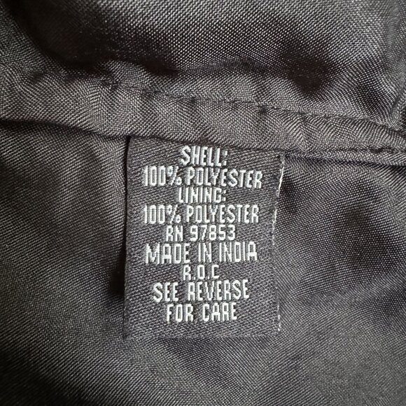 Jkara Sequin Jacket Womens L Black Swiftie Faux Wrap Tie Whimsigoth Classic‎ 90s - Picture 5 of 8